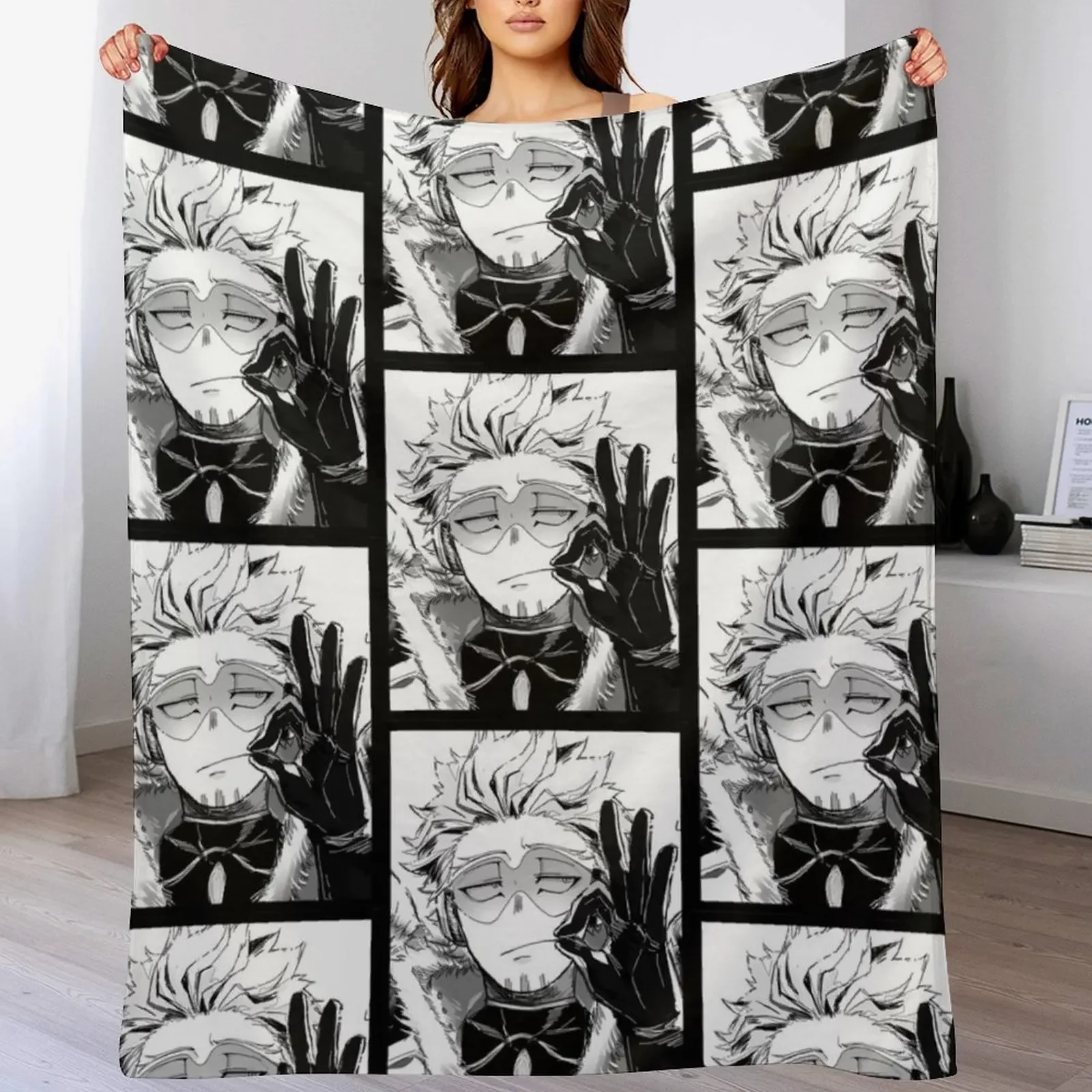

Hawks Keigo Takami MHA Throw Blanket heavy to sleep Plush Vintage funny gift Blankets