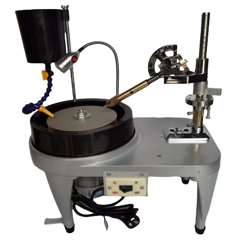 Diamond Faceting Machine Rock Polisher Jewel Angle Polisher with Faceted Manipulator Lapidary Equipment Supplies