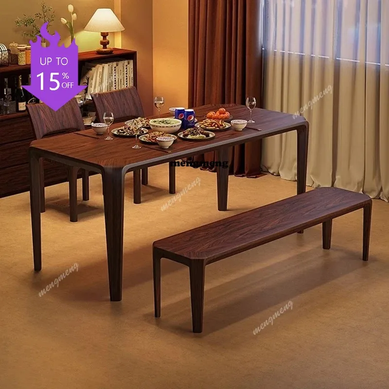 

Скандинавский креативный обеденный стол из массива дерева, современный ретро-стол без сборки, простой современный обеденный стол для столовой, мебель для столовой Esstisch FYDT