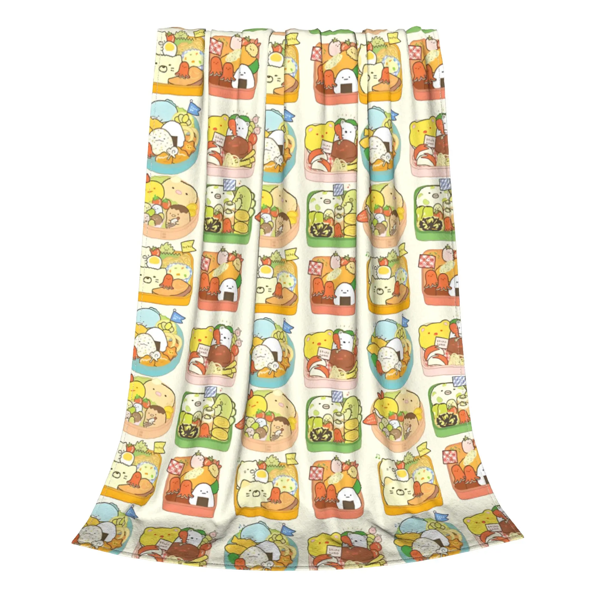 1PC Sushi Bowl Sumikko Gurashi Home Room Decorations Winter Blankets For Adults Bedding Home Interior Sofa Knee
