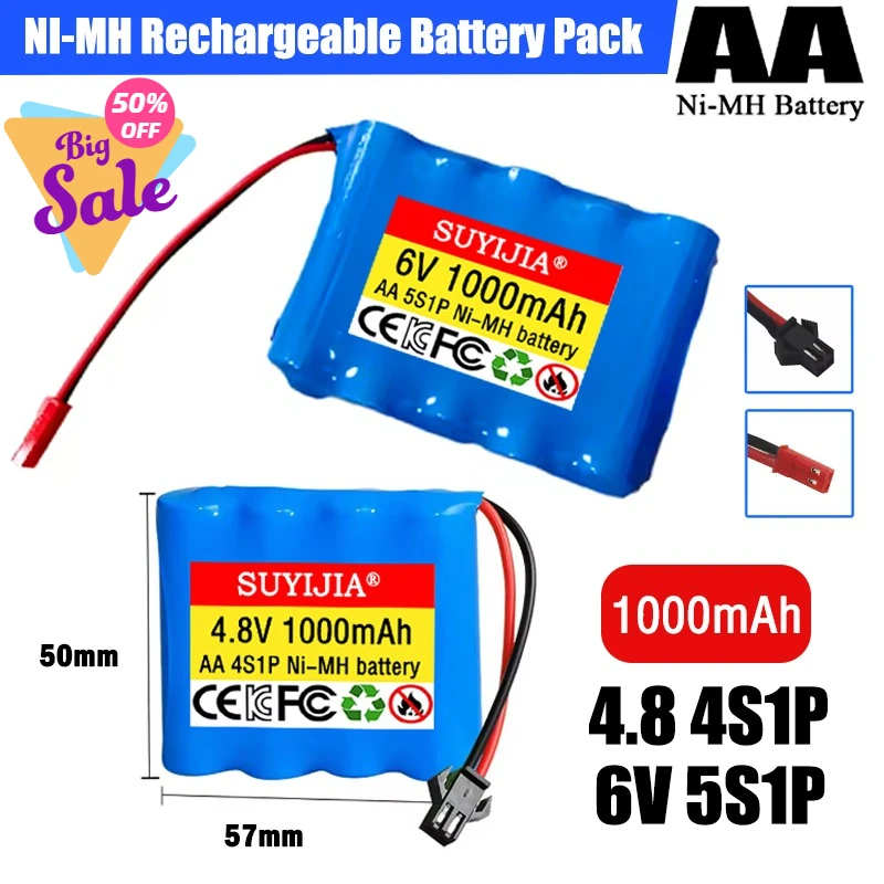 Aa 4.8V/6V 1000Mah …