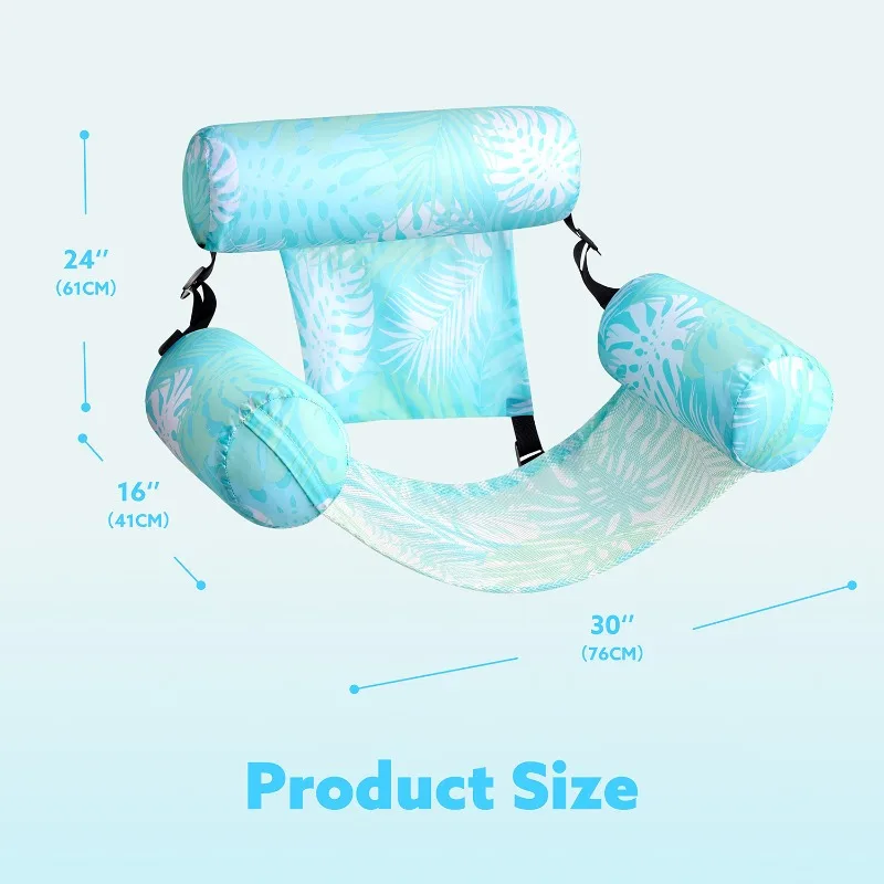 JOYFY 2er-Pack Aufblasbare Pool-Schwimmliegen Aufblasbare Poolnudeln für Erwachsene Robust für Party Sommer Wasser Strand See Spaß