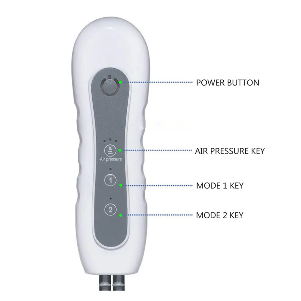 Professional Intelligent Air Compression Foot and Calf Massage Controller Muscle Blood Circulation Pressotherapy Leg Massager