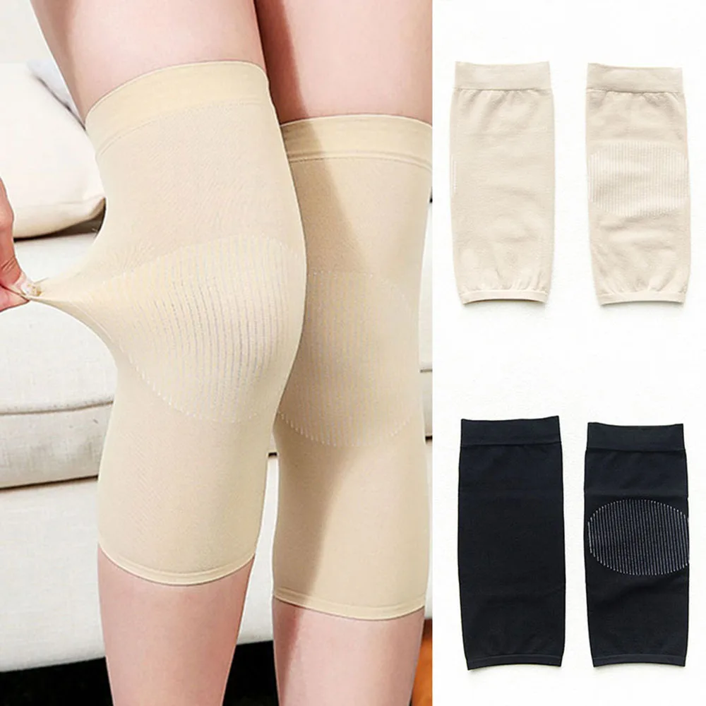 Summer Air-conditioned Room Elastic Leg Cover Warmer Knee Pads Protecter Pads Sport Compression Knee Support Sleeve