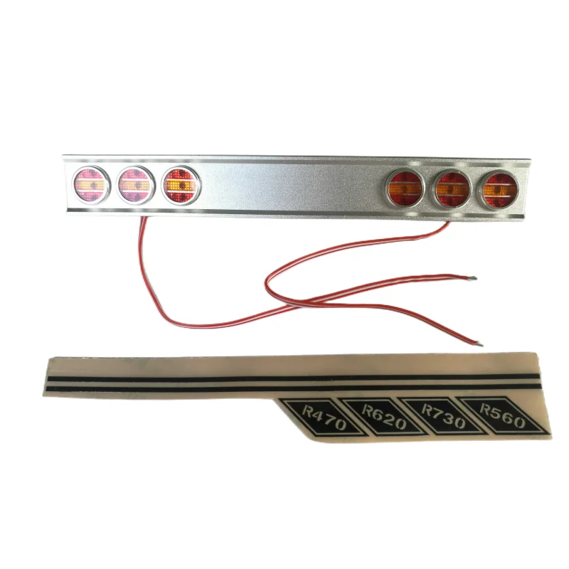 Brake Signal Light Back Top LED Lamp for 1/14 Tamiya RC Truck SCANIA R730 RC Car LESU Accessories