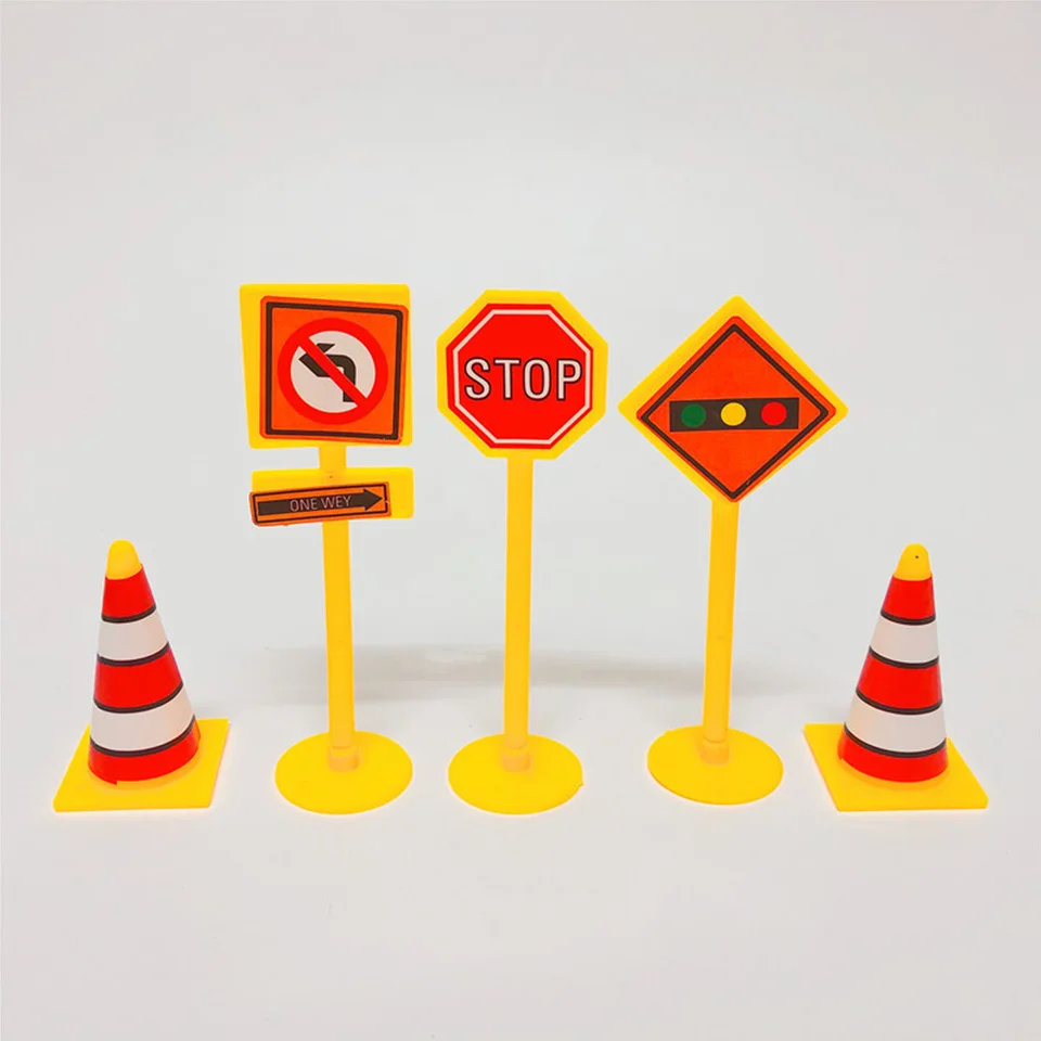 Construction Vehicle Cake Toppers Excavator Bulldozer Paper Toppers for Boy\'s Construction Birthday Party DIY Cake Decorations
