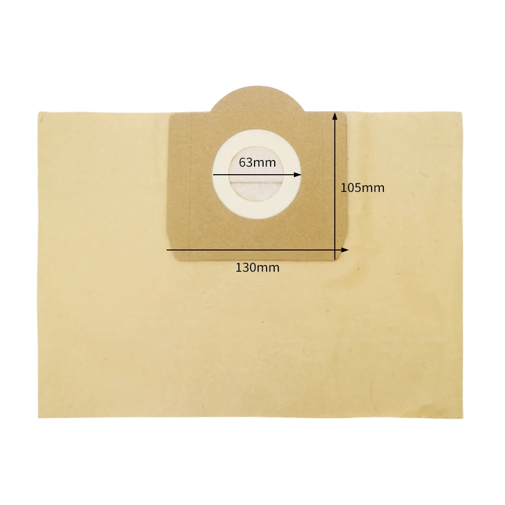 Paper Dust Bags for Karcher MV3/WD3/WD3200/WD3300/WD3500P/WD3540/WD3600/WD3800/A2201/A2204/A2604/A2656/SE4001/SE4002 Vacuum
