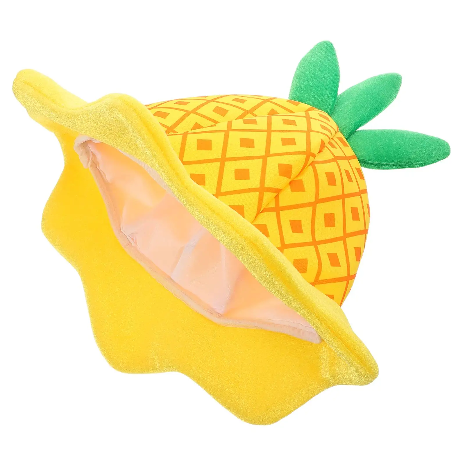 Fruit Costume Hat Pineapple Novelty Hats Birthday Halloween Party Supplies Spandex Funny Headgear Favors