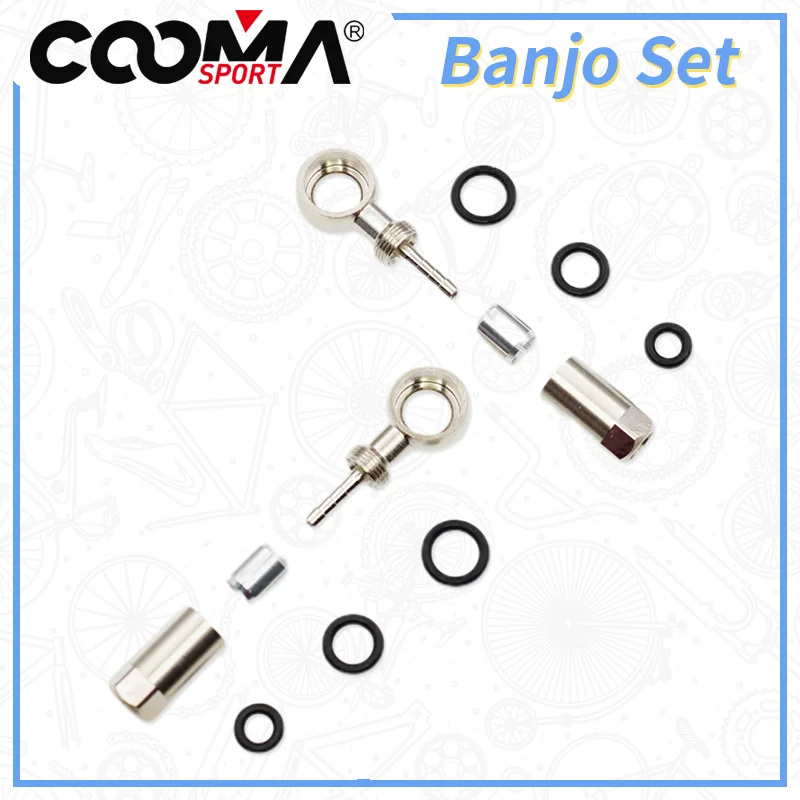 Bike Disc Brake Banjo Connector for SRAM Code, Guide, Level, Olive & Banjo, 2 SET