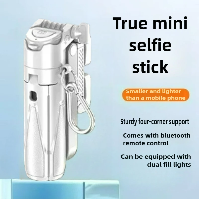 

P15Mini Selfie Stick Tripod 3 in 1 Extendable Grip Phone Tripod with Detachable Remote for Vlog Livestreaming Photography