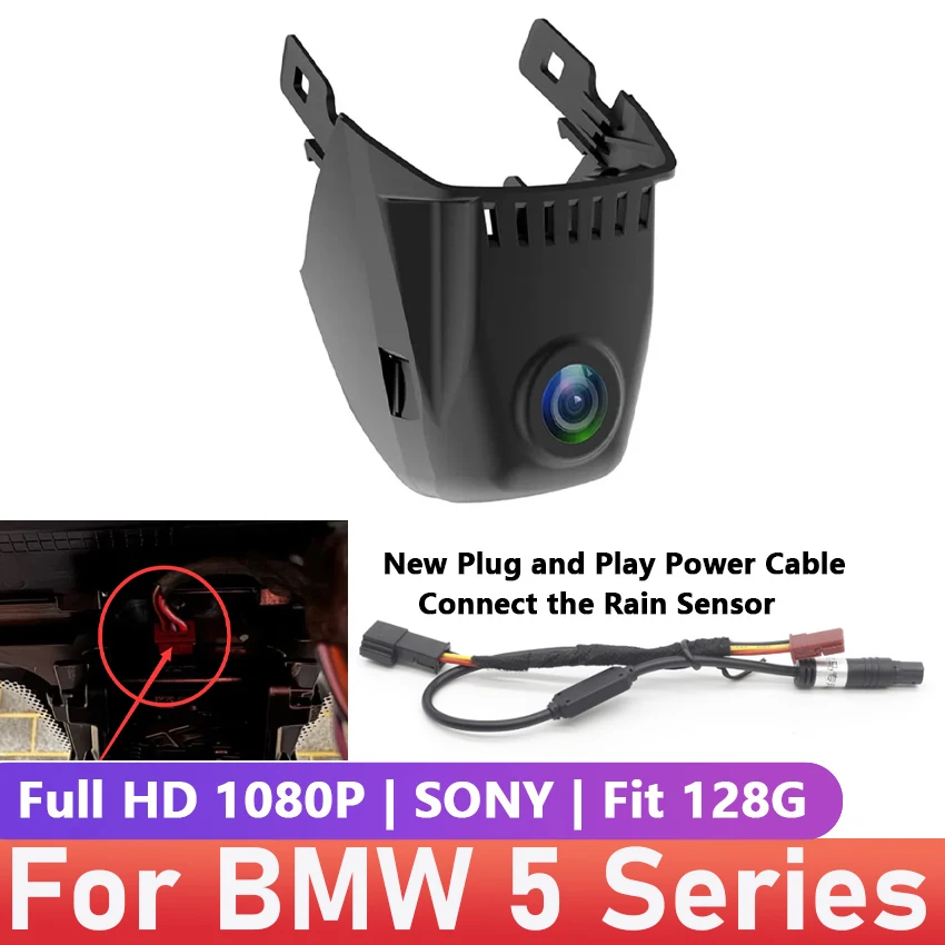 

For BMW G30 G31 G38 G11 G12 G32 M5 F90 5 series 530i 540i 520i 520d 530d 540d FHD Wifi Car DVR Easy Install Dash Cam Camera