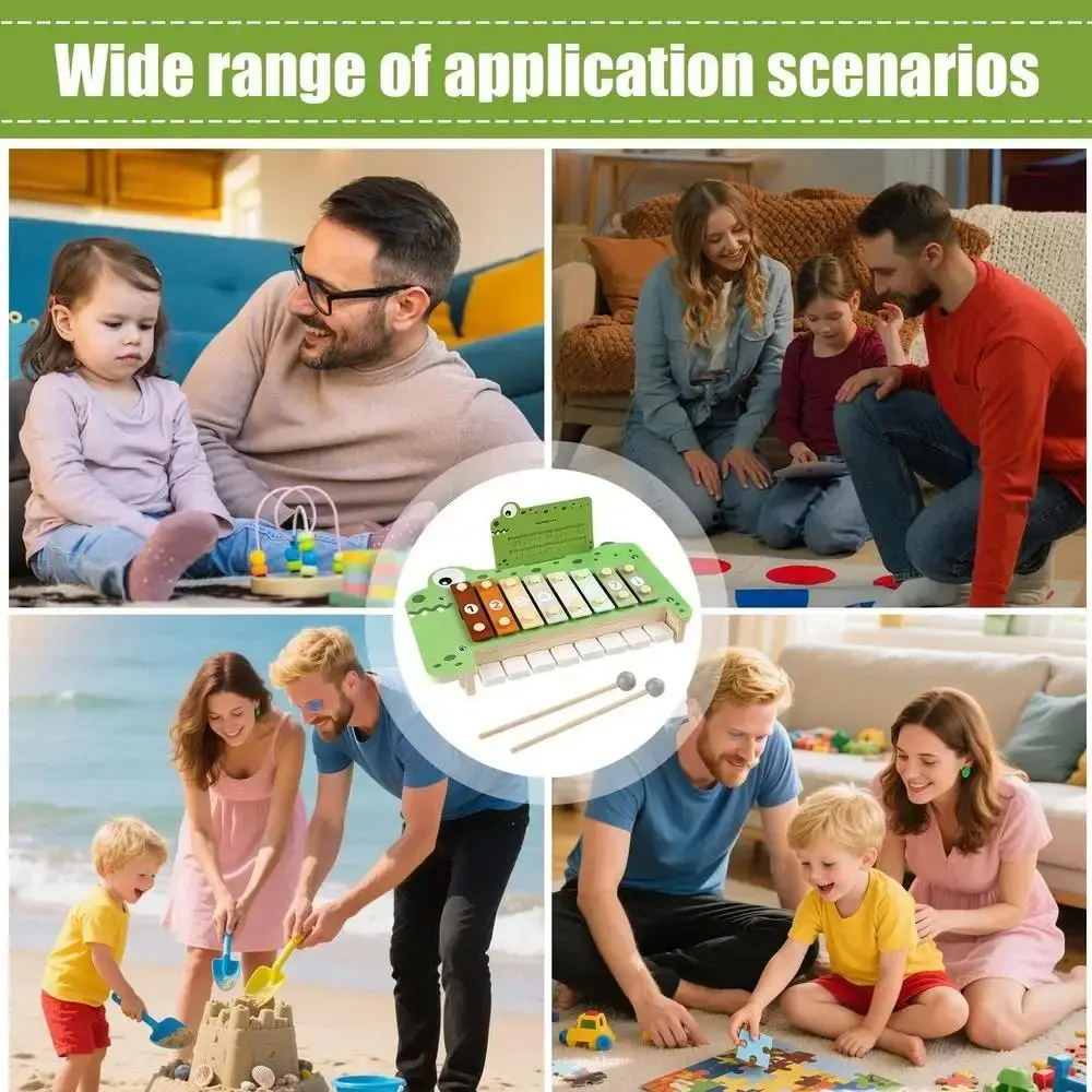 플라스틱 뮤지컬 피아노 장난감 사운드 몬테소리 어린이 키보드 실로폰 대화 형 음악 학습 음악 악기 장난감
