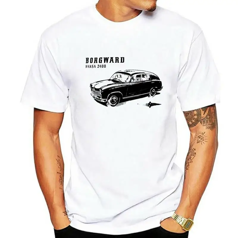 BORGWARD Hansa 2400-Screen Print T-Shirt men t shirt