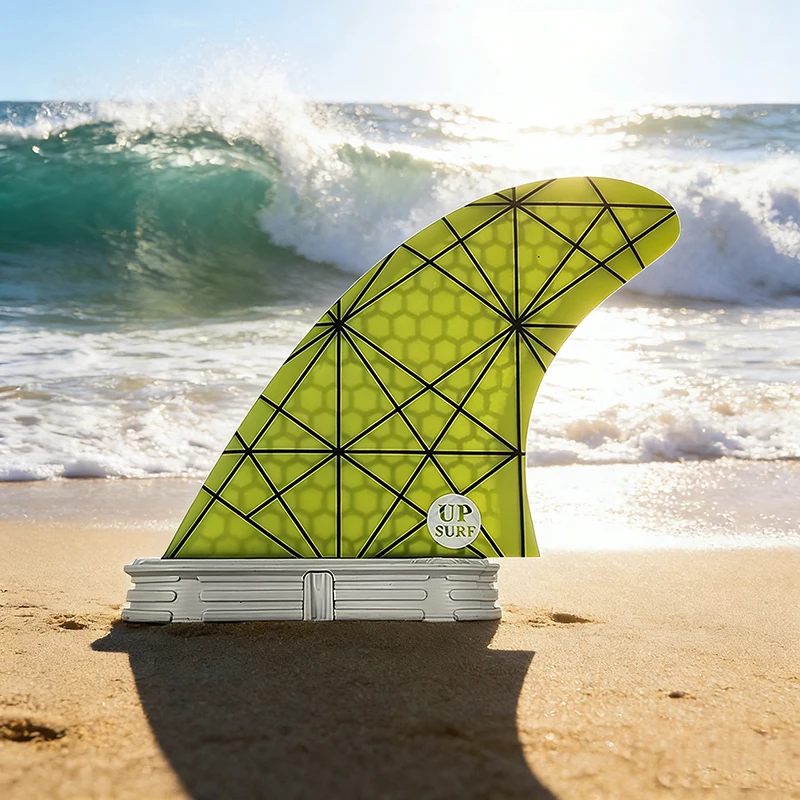 

UPSURF FCS Twin Fin Set | G7/G5 Size Double Tab Fins for Paddle Surf & SUP | Thrusters for Larger/Medium Boards