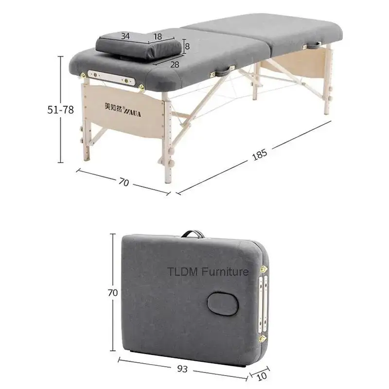 Camillas Premium Design Modern Table Massage Bed Massage Simple Unique Trendy Creative Aesthetic Para Masajes Salon Furniture