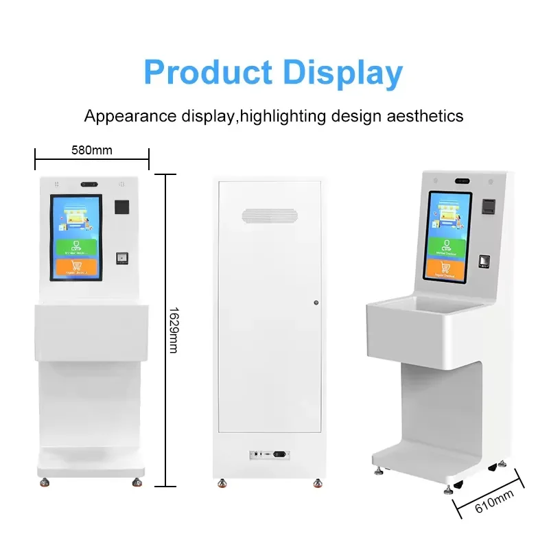 for CHAFON CF-CR01 RFID Self-service Checkout Counter with Face Recognition and QR Code Scanning for Retail Access Control