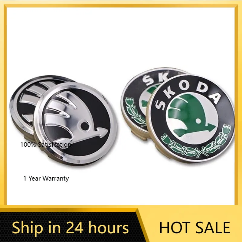 

Car Sticker 2026 Hot 20Pcs/Lot 56mm 60mm 65mm Car Wheel Center Cap Logo Hub Cover Badge Emblem For Skoda 1J0601171 3B7601171 Sty