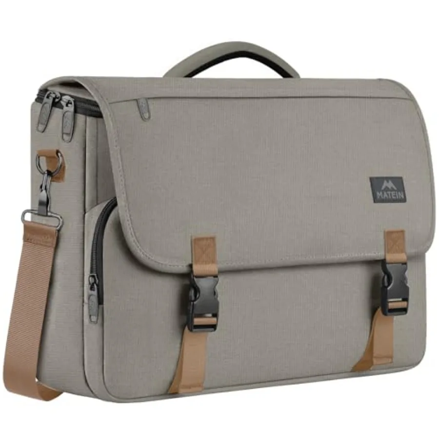 Messenger Bag for Men Briefcases Lightweight Men's Laptop Bag Water Resistant Crossbody Satchel Computer Work Office Case with