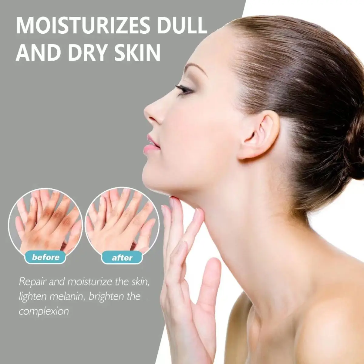 TRSTAY Dark Skin Cream Body Nourishing ไวท์เทนนิ่งโลชั่นสําหรับผิวหยาบหมองคล้ําความชุ่มชื้นลึกข้อต่อหลังเหมาะ