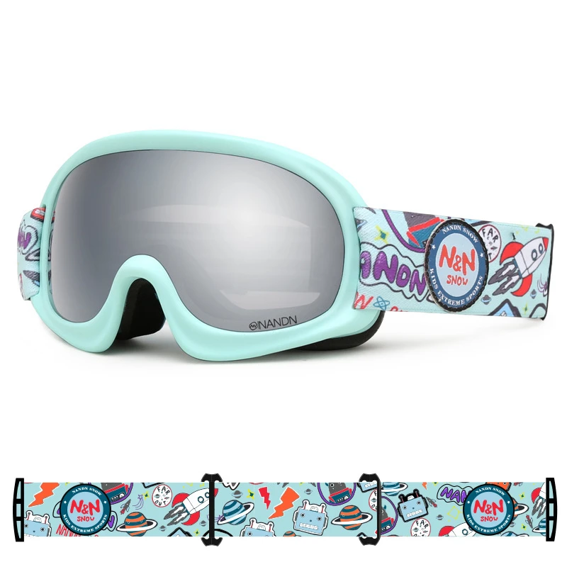 

Winter Children Ski Goggles Double Layer Lens Antifogging Ultraviolet-proof Boys and Girls Skiing Goggles Eyewear