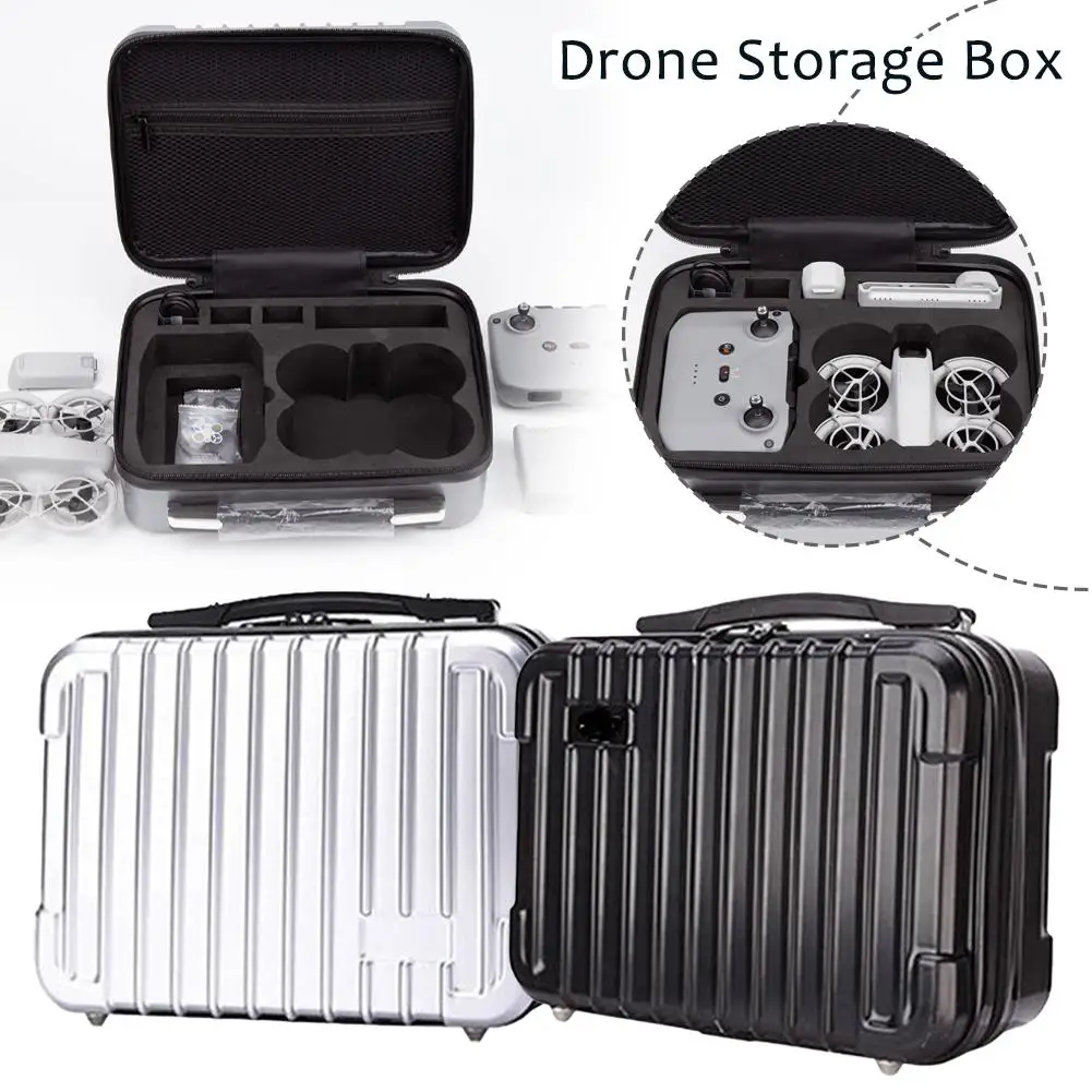 

For DJI NEO Box For DJI NEO Portable Storage Case for Handheld Aircraft For NEO Silver/black Hardshell Accessory Carrying C A3P8