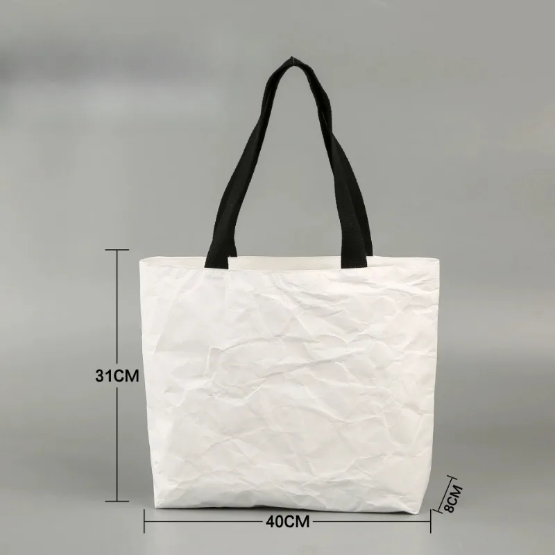 Dupont Paper Handbag with Custom Logo Washable and Tear-resistant, Custom-made Dupont Paper Shopping Bag