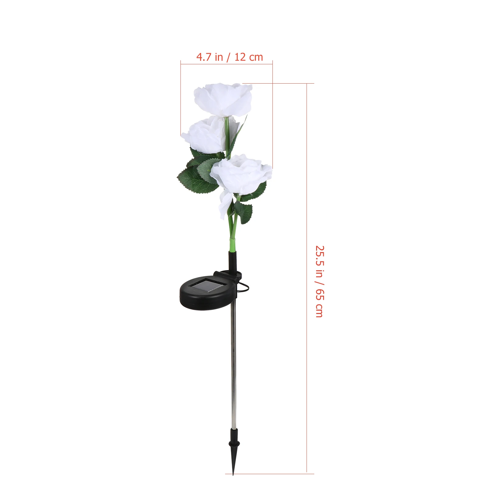 

Led Roses Flower Waterproof White Outdoor Garden Patio Lawn Yard Solar Decoration Garden Light Ornament Outdoor Solar Light