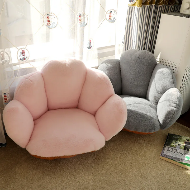 Cute Soft Stuffed Floor Cushion Chair Sofa Butt Pad for Home Room Decoration Plush Cushion for Bay Window Bedroom Tatami Gift