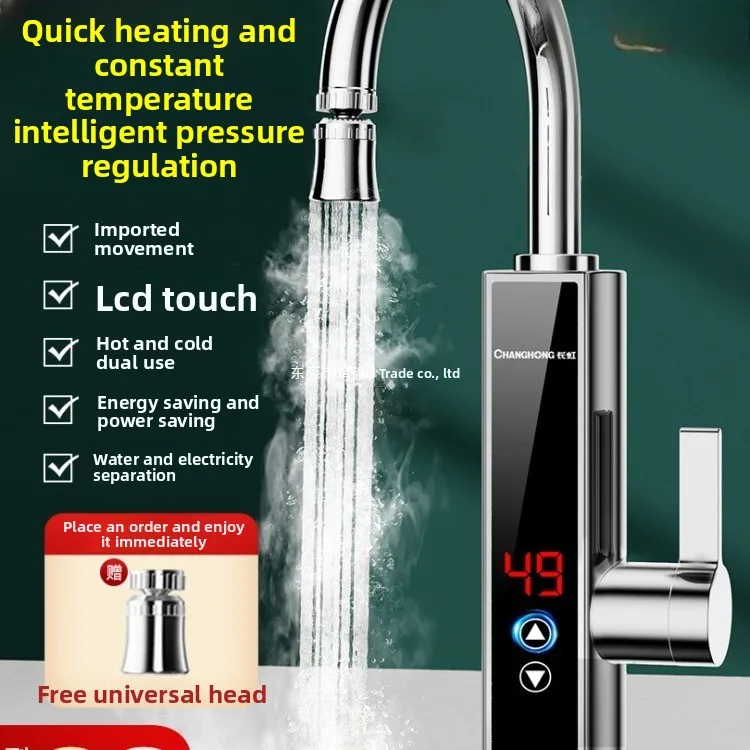 

Электрический кран-нагреватель, быстрый нагрев, мгновенный горячий и холодный, двойного назначения, кухонный, бытовой, новый водонагреватель