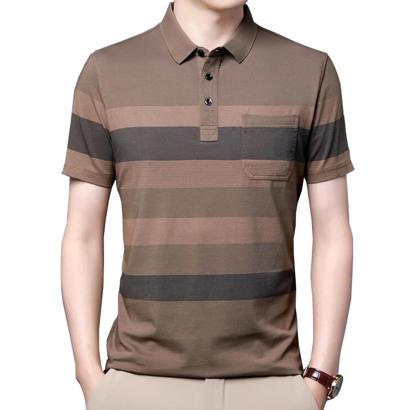 New Summer polos homme men polo shirt High quality brand polo shirts men Short sleeved pocket casual shirt polo Men clothing top