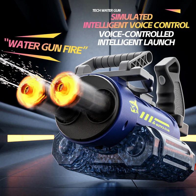 Pistola de agua eléctrica Funwee Gatling para niños de 8 a 12 años con luz LED | en línea Pistola de agua eléctrica Funwee Gatling para niños de 8 a 12 años con luz LED | en línea