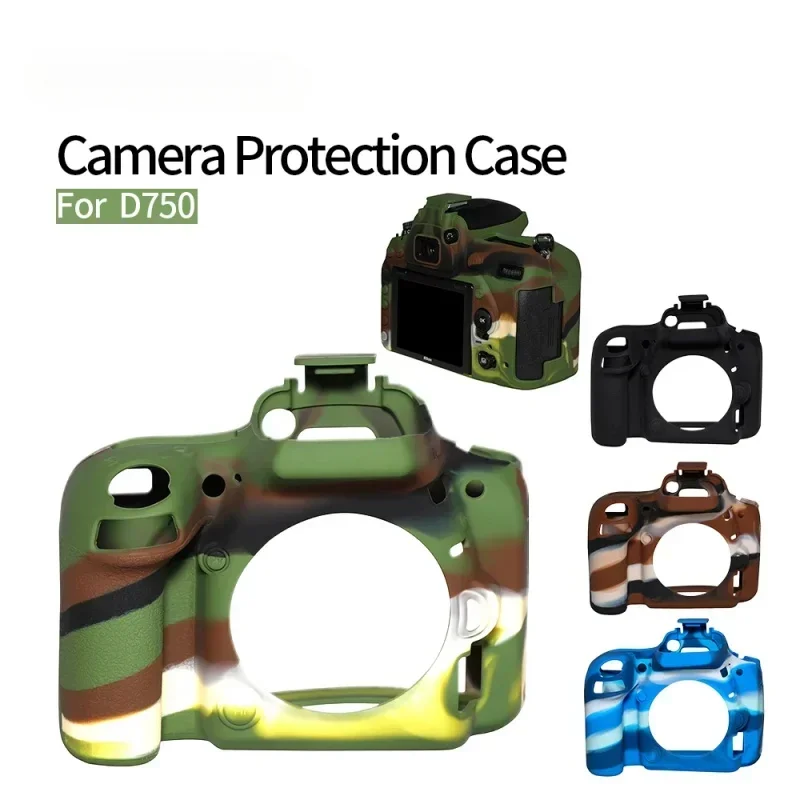 

For Nikonl D750 camera bag body cover Armor Skin case DSLR silicone protector Cover