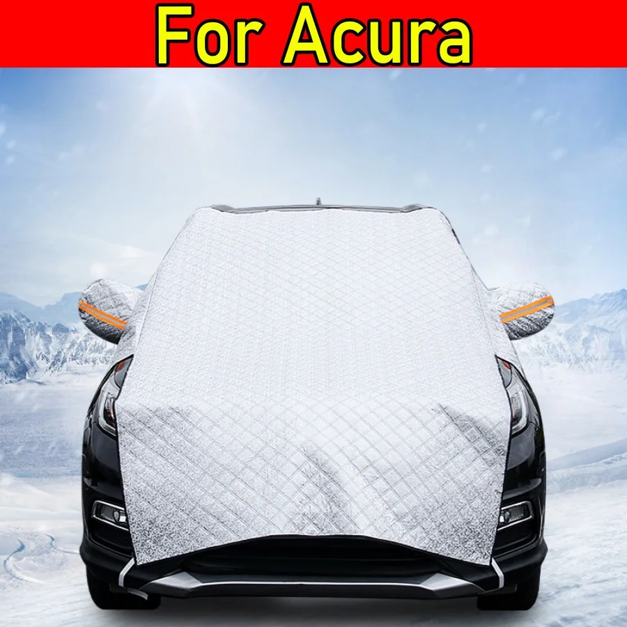 

Для Acura RLX 2014-2018: 1 шт. Удлиненный чехол-накидка от снега и мороза для автомобиля, двойная защита лобового стекла и капота от снега и инея