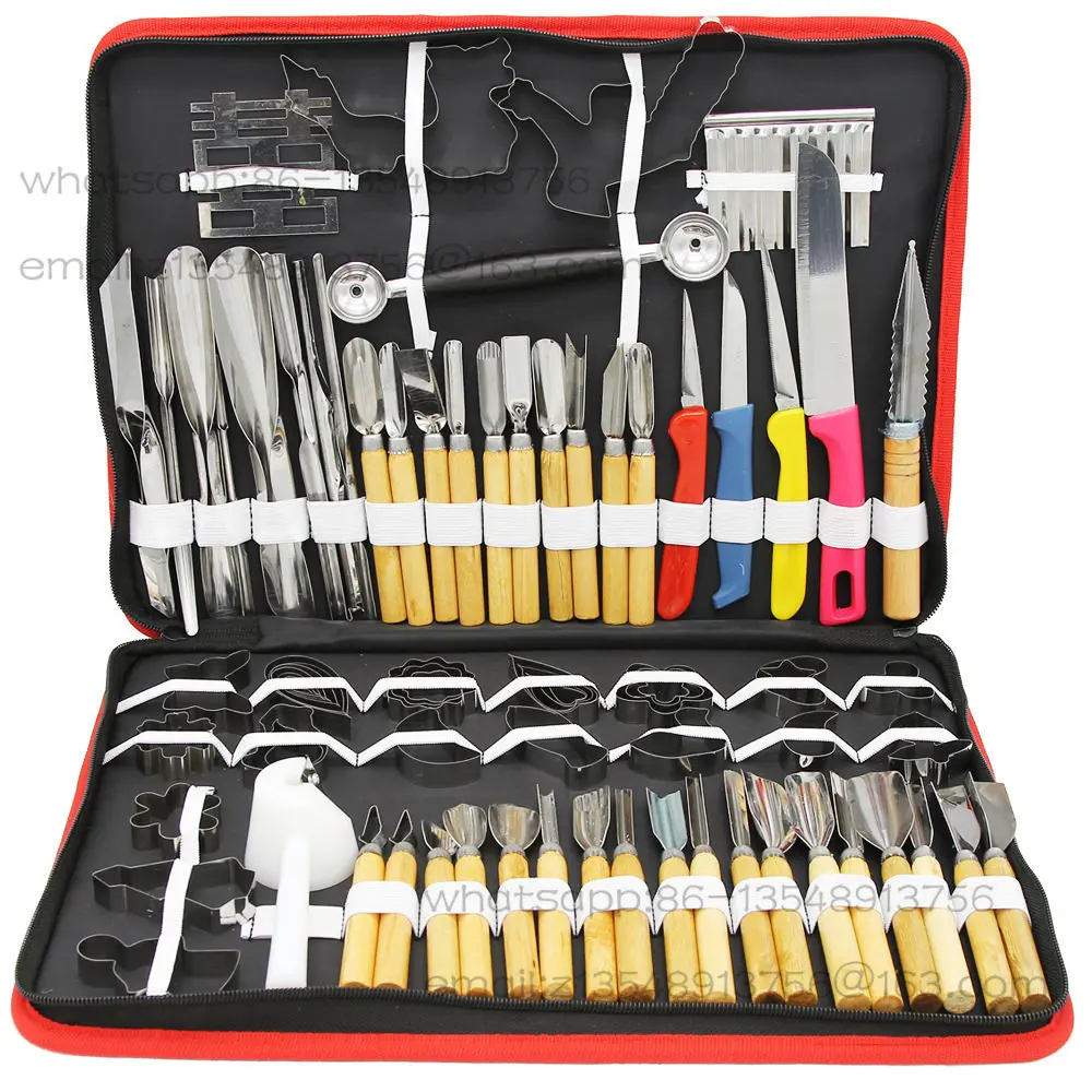 

Blade 80-piece set Kitchen chef carving knife set Stainless steel food carving knife Fruit plate carving knife