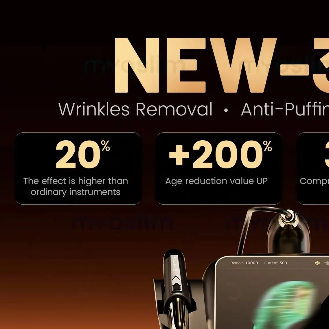 

Professional 25D Max 3-in-1 Machine Portable Face Lifting Skin Tightening Body Slimming SMAS Facial Beauty Device for Salon Use