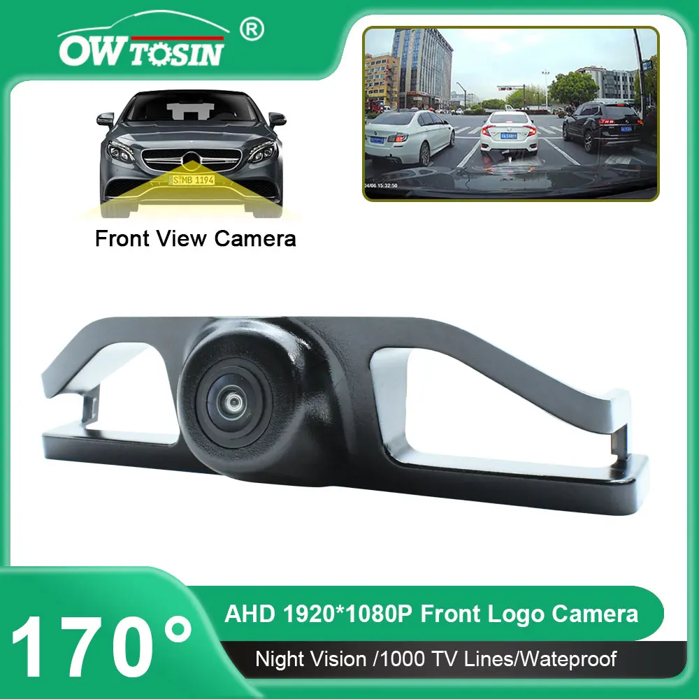 For Subaru Forester SJ Facelift 2016 2017 2018 Front Logo View Camera 170° AHD 1080P Fisheye Lens Vehicle Parking Car Camera