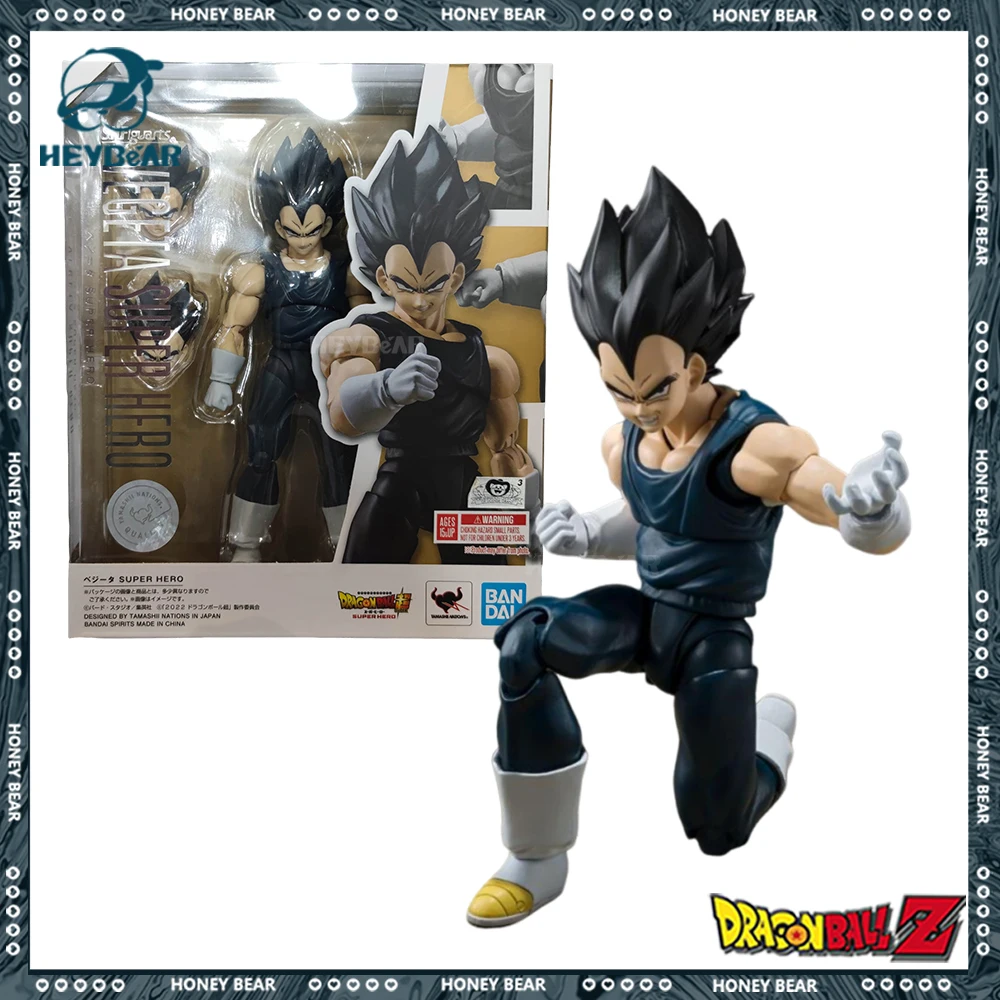 Original SHF Dragon Ball Vegeta S.H.FIGUARTS Super Saiyan Vegeta Action Figure Model Doll Collect Decor Toy Birthday Gift