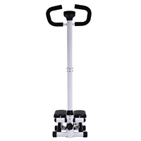 Exercise Stepping Fitness Stepper, Real-time Monitoring Stepper Machine  with Handrails 150kg/330.69lbs for Weight Loss, Shaping