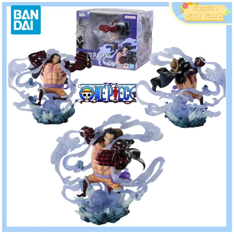 Genuine Bandai ONE PIECE FZ Luffy Gear 4 Battle of Monsters on Oniga Shima Anime Action Model Figure Gift for Toys Hobbies Kids