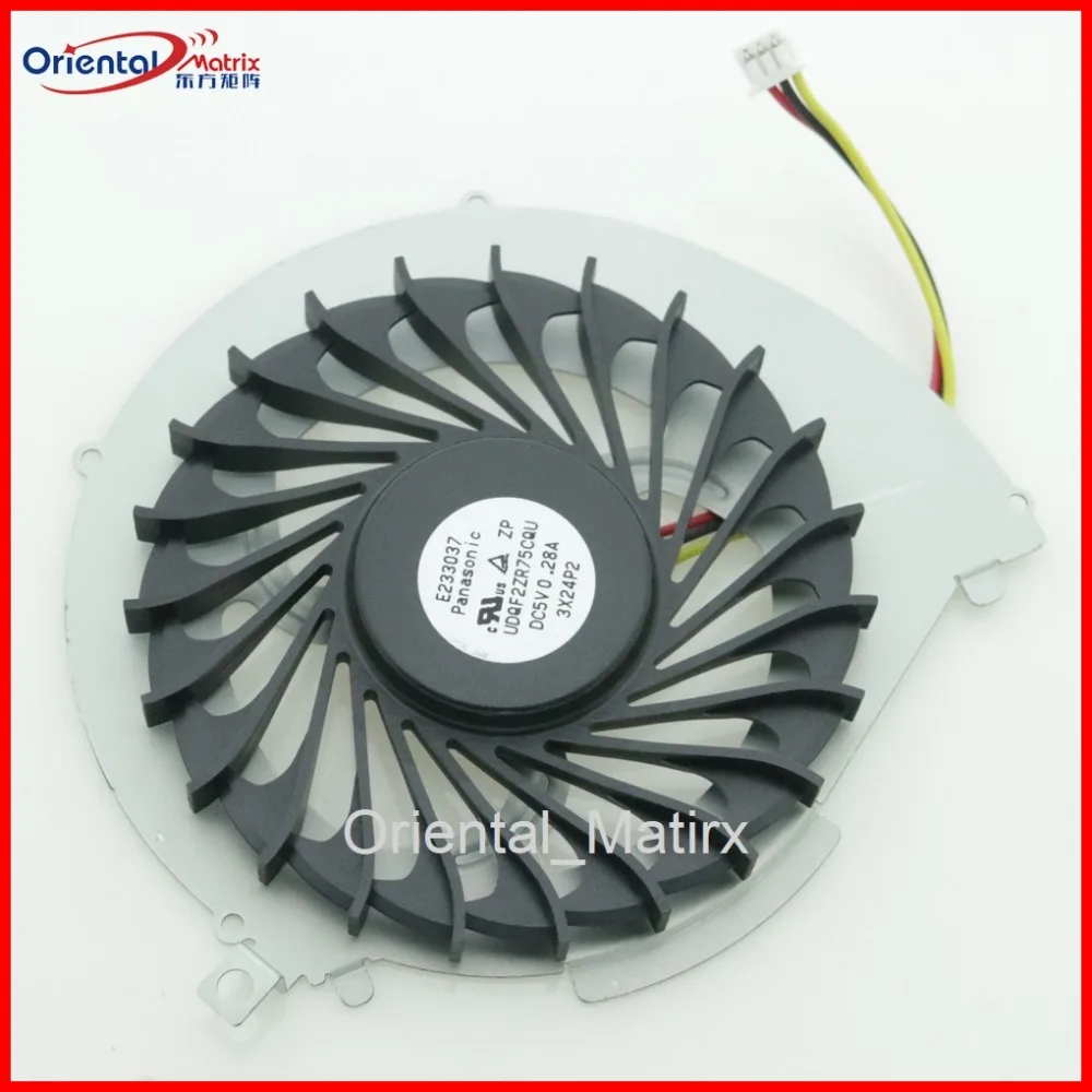 UDQF2ZR75CQU DC5V 0.28A Fan For Sony SVF143B1QT SVF143B1YT SVF143B1WT SVF142A23T 142A24T 142A25T 142A29T Laptop CPU Cooling Fan