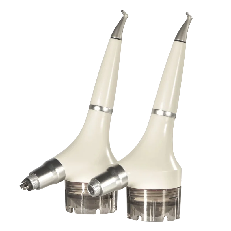 Metal Portable Teeth Polisher Removable 2/4 Holes Jet Handpiece Air Flow Dental Polisher