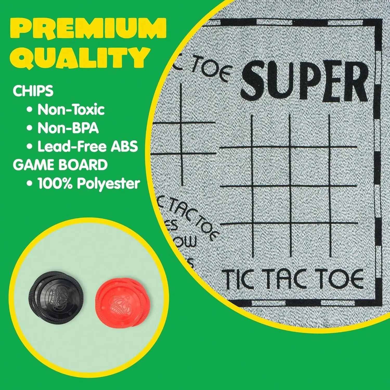 3-in-1 Vintage Game Set - Gian - огляд і ціна Tic Tac Toe Giant