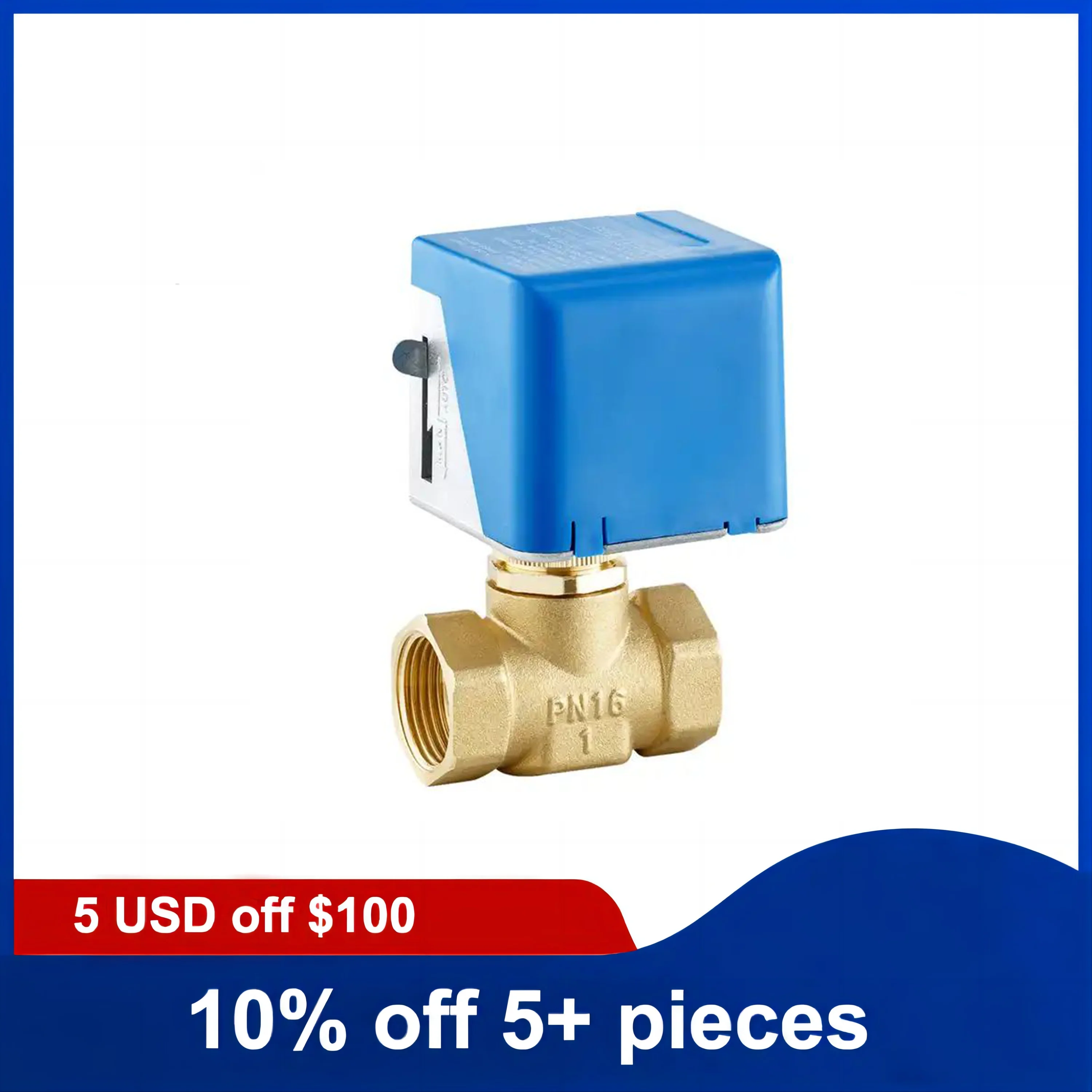 

Латунная катушка вентилятора, электрический привод, центральный кондиционер, двухходовой выпускной водяной клапан