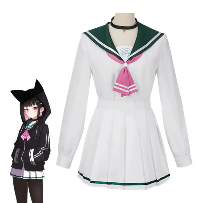 Game Blue Archive Cos Kyoyama Kazusa Cosplay Costume JK School Uniform Outfit Kyoyama Kazusa Halloween Suits