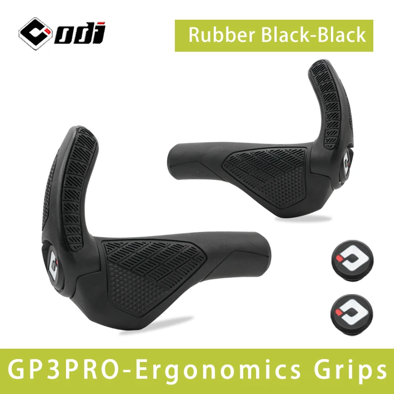 ODI GP3-Pro Ergonomic MTB Handlebar Grip Comfortable Anti slip Shock Absorber Rubber/Oak Mountain Bike Handle Cover Bicycle Grip image 3