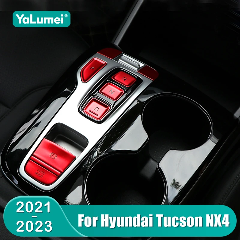 Für Hyundai Tucson NX4 2021 2022 2023 Hybrid N Linie Auto Handbremse Parkplatz Bremse P Taste Schalter Abdeckung Trim Zubehör