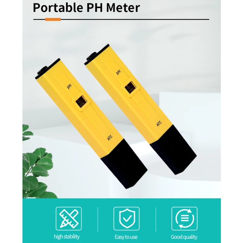 

High Quality Pen PH Meter Portable Precision 0.00~14.00pH Tester Accuracy ±0.1PH (20℃)