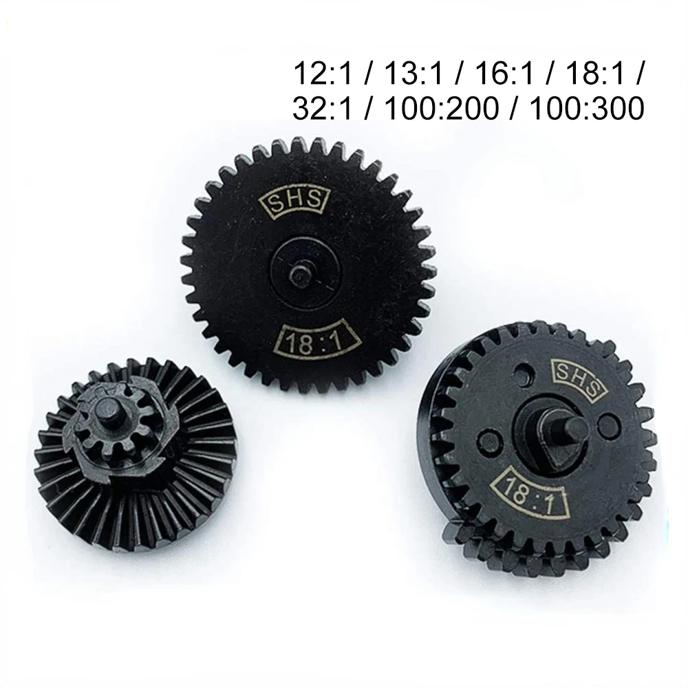 SHS Dual Sector Gear Sets for Version 2&Version 3 9:1/12:1/13:1/16:1/18:1/32:1/100:200/100:300 Gearbox for Airsoft FB/JM Gen.8