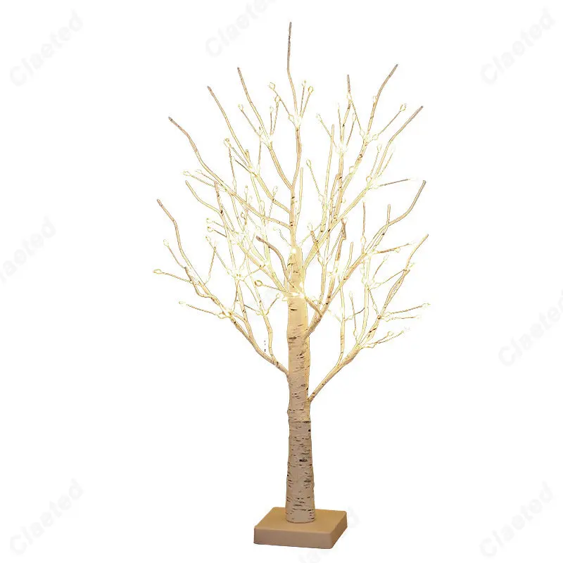 Veilleuse LED Branche Lumineuse, Boudéséquilibre, Convient pour la Maison, Chambre, ixde Mariage, Décoration de Noël, 24/144 LED