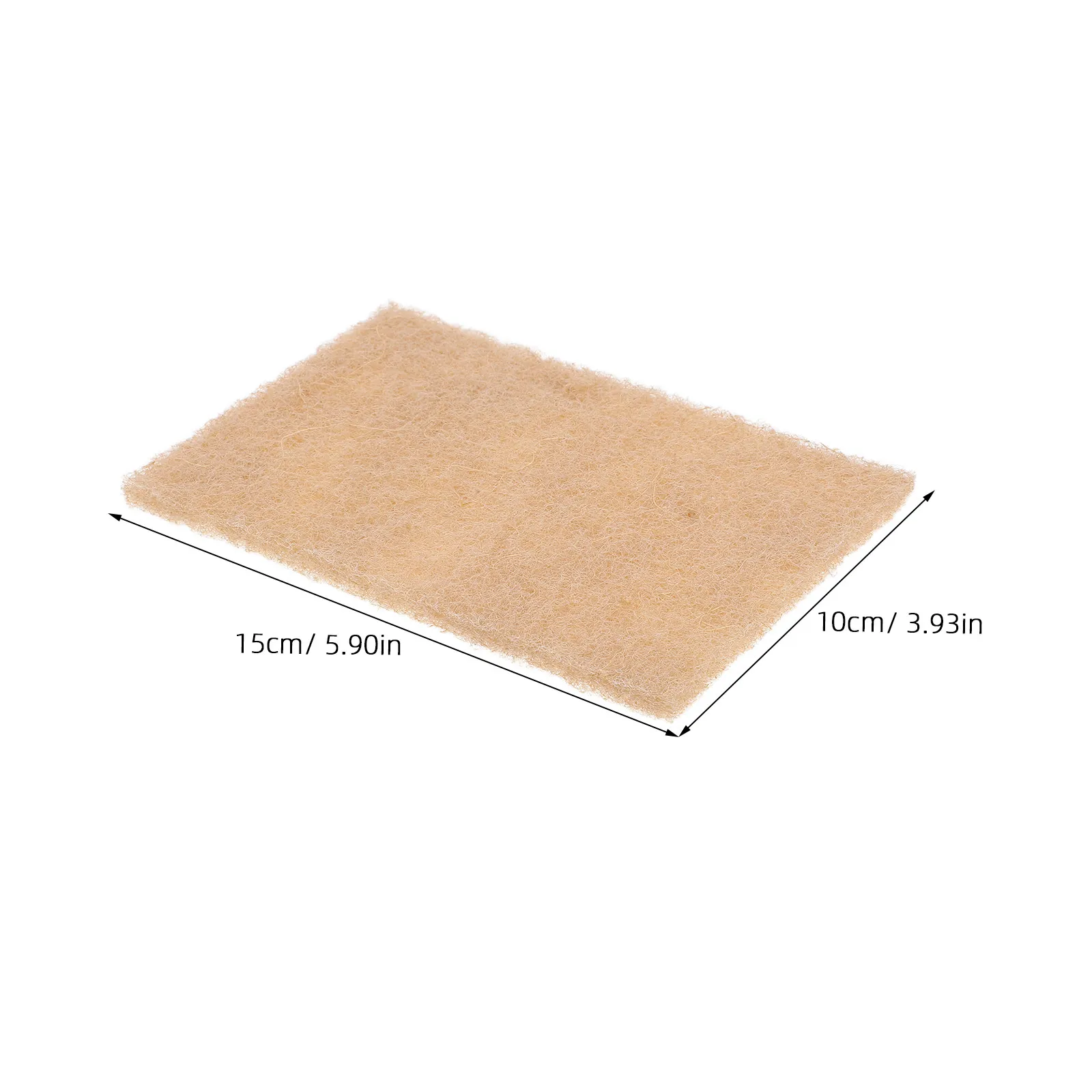 20Pcs Eco Friendly Sisal Scrub Pads Dish Wash Scrubber Pad Commercial Grade Scouring Pads for Dishes Cookware Stainless Steel
